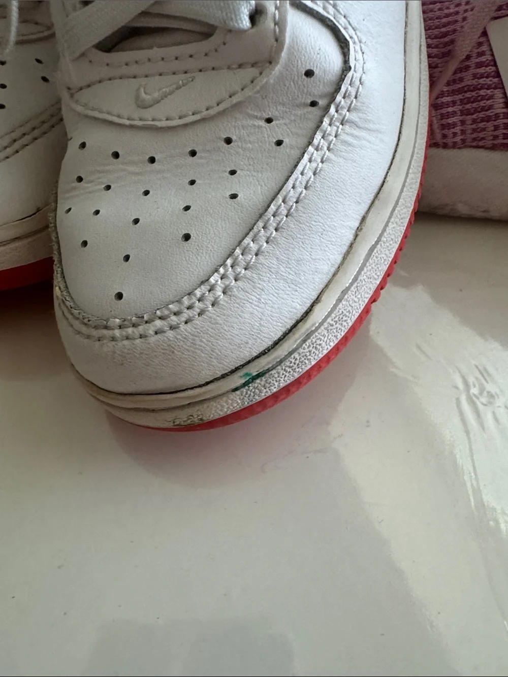 Bundle White and Pink Sneakers Nike and Adidas size 12 toddler girl